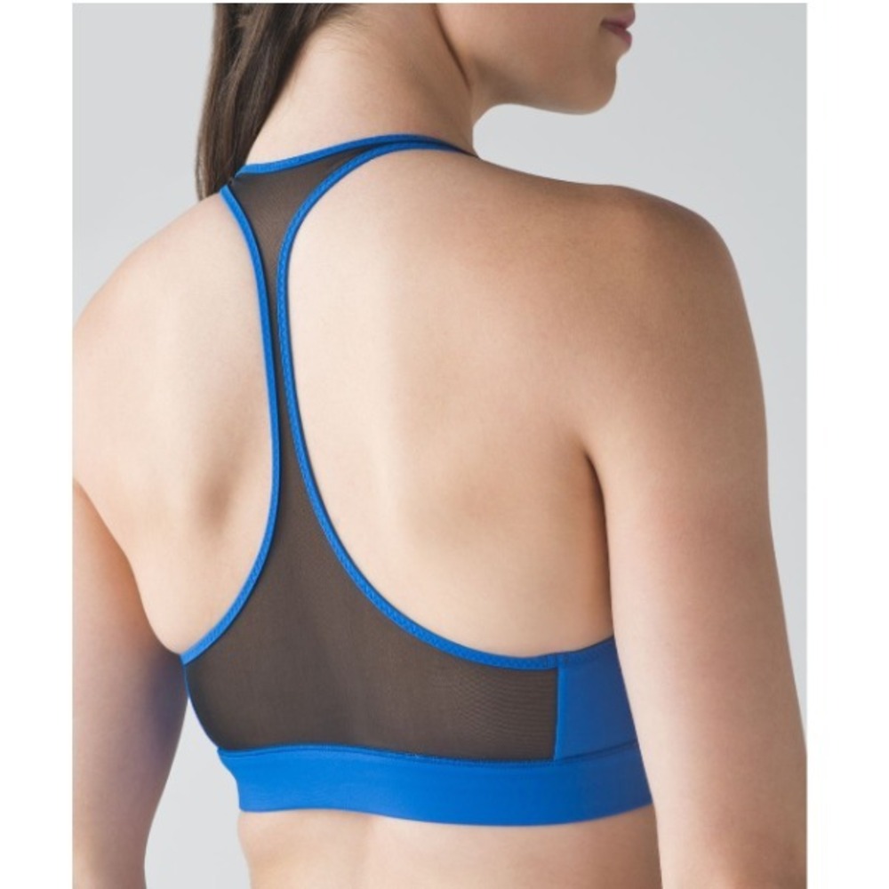 Lululemon Race With Me Top-Pipe Dream Blue / Black